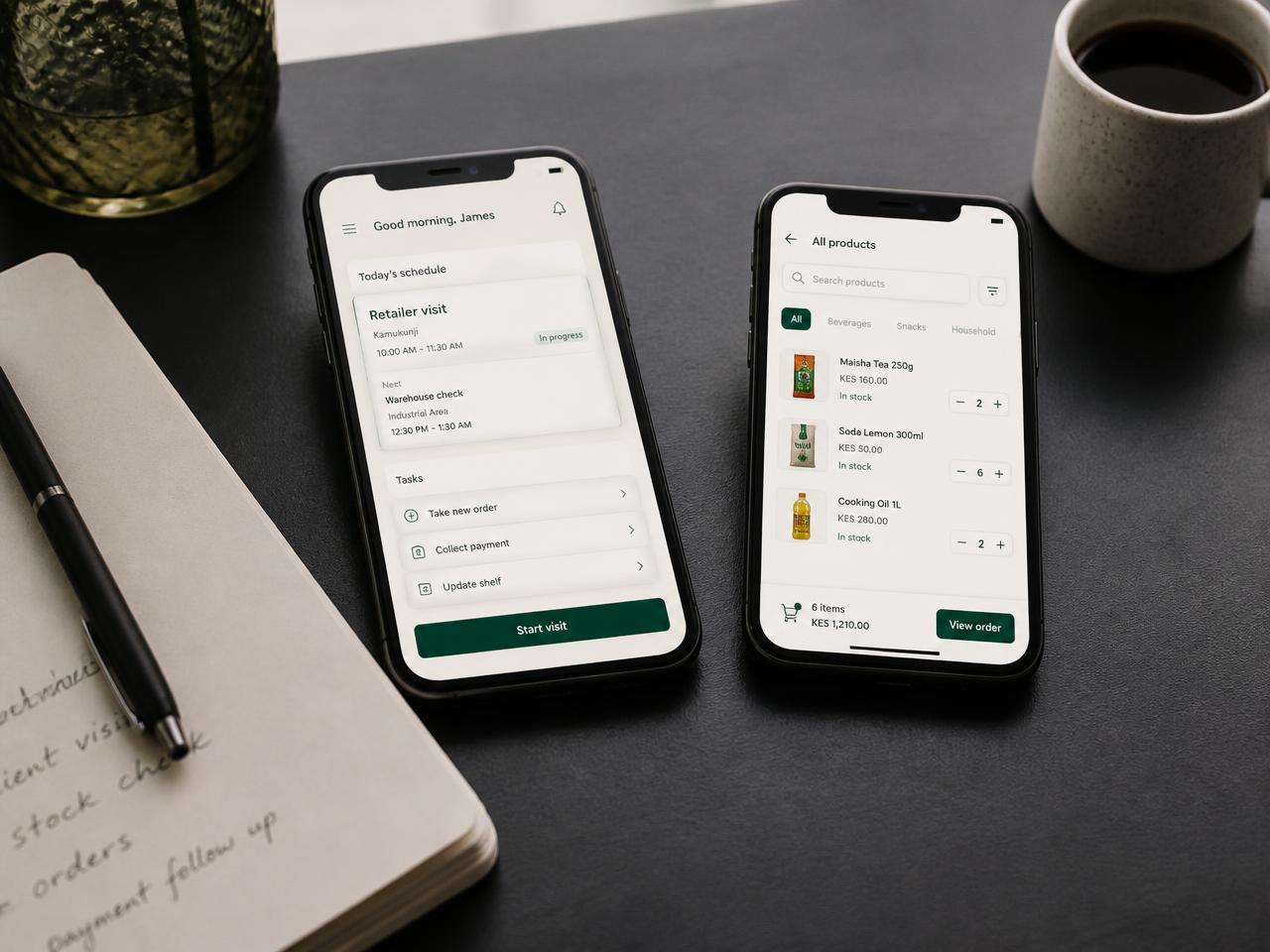 Mobile commerce and field service applications